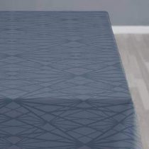 Södahl Diamond Grid Tafelkleed 140 x 270 cm Tafelpresentatie Blauw Katoen