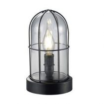 TRIO Birte Tafellamp Verlichting Zwart Glas