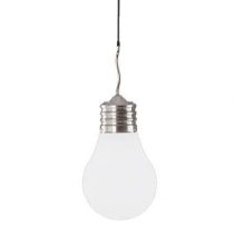 TRIO Hanglamp Edison Gloeilamp 1 Verlichting Zilver Nikkel
