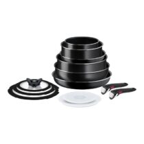 Tefal Ingenio Easy Cook & Clean Pannenset - Set van 13 Pannen Zwart Aluminium