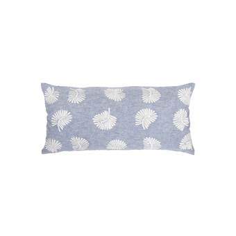 The Pillow Room Summer Leaves Sierkussen 30 x 60 cm Woonaccessoires Blauw