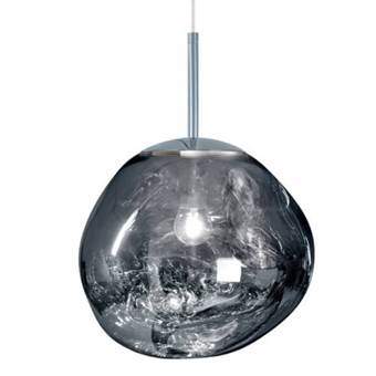 Tom Dixon Melt Mini Hanglamp Ø 27 cm Verlichting Grijs Kunststof