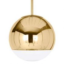 Tom Dixon Mirror Ball Hanglamp Ø 25 cm Verlichting Goud Aluminium