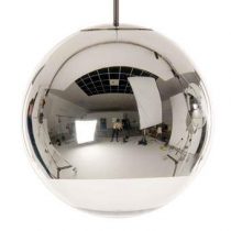 Tom Dixon Mirror Ball Hanglamp Ø 40 cm Verlichting Zilver Aluminium