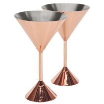 Tom Dixon Plum Martini glas set van 2 Glazen Koper Koper