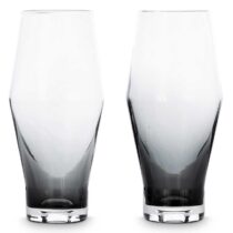 Tom Dixon Tank Beer glas set van 2 zwart Glazen Zwart Glas