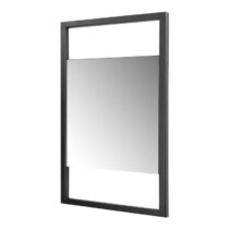 Torna Design Sasha Wandspiegel - H 40 x B 60 cm Spiegel Zwart Staal