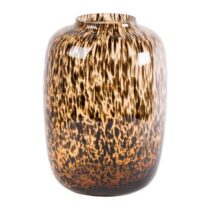 Vase the World Artic Cheetah Vaas Large Vaas Bruin Glas