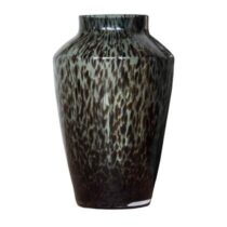 Vase the World Hudson Cheetah Vaas Vaas Grijs Glas