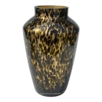 Vase the World Hudson Gold Cheetah Vaas Vaas Goud Glas