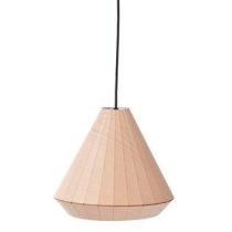Vij5 Wooden Light Hanglamp Ø 29 cm Verlichting Beige Hout