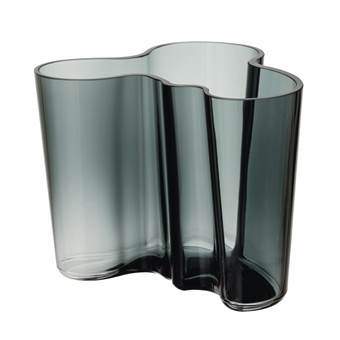 iittala Alvar Aalto Vaas 12 cm Woonaccessoires Grijs Glas