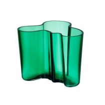 iittala Alvar Aalto Vaas 12 cm Woonaccessoires Groen Glas