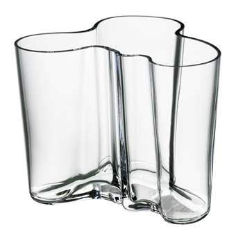 Iittala Alvar Aalto Vaas 12 cm Woonaccessoires Transparant Glas