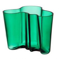 iittala Alvar Aalto Vaas 16 cm Woonaccessoires Groen Glas