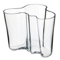 Iittala Alvar Aalto Vaas 16 cm Woonaccessoires Transparant Glas
