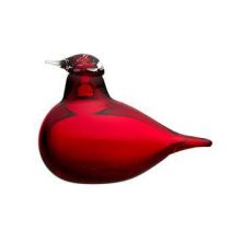 iittala Birds by Toikka Glazen Kleine Rode Stern Woonaccessoires Rood Glas