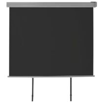 vidaXL Balkonscherm multifunctioneel 150x200 cm zwart Zonwering Zwart Polyester