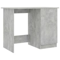 vidaXL Bureau 100x50x76 cm bewerkt hout betongrijs Bureau Grijs Hout