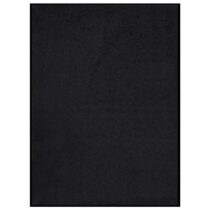 vidaXL Deurmat 60x80 cm zwart Woondecoratie Zwart Polypropyleen