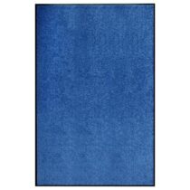 vidaXL Deurmat wasbaar 120x180 cm blauw Woondecoratie Blauw Natuurlijk materiaal