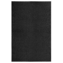 vidaXL Deurmat wasbaar 120x180 cm zwart Woondecoratie Zwart Natuurlijk materiaal