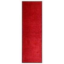 vidaXL Deurmat wasbaar 60x180 cm rood Woondecoratie Rood Natuurlijk materiaal