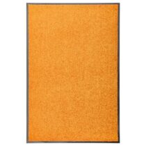 vidaXL Deurmat wasbaar 60x90 cm oranje Woondecoratie Oranje Natuurlijk materiaal
