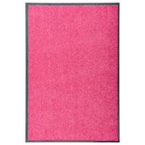 vidaXL Deurmat wasbaar 60x90 cm roze Woondecoratie Roze Natuurlijk materiaal