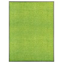 vidaXL Deurmat wasbaar 90x120 cm groen Woondecoratie Groen Natuurlijk materiaal
