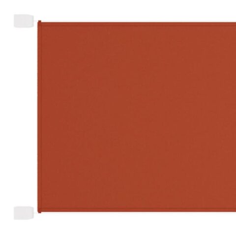 vidaXL Luifel verticaal 100x1000 cm oxford stof terracottakleurig Zonwering Rood