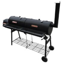 vidaXL Rookbarbecue Nevada XL zwart Barbecues Zwart Metaal