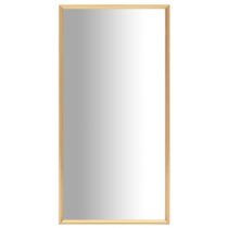 vidaXL Spiegel 120x60 cm goudkleurig Spiegel Goud PVC