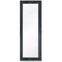 vidaXL Wandspiegel Barok 140 x 50 cm zwart Spiegel Zwart Hout