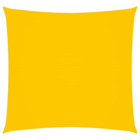 vidaXL Zonnescherm vierkant 7x7 m oxford stof geel Zonwering Geel Staal