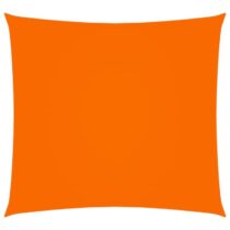 vidaXL Zonnescherm vierkant 7x7 m oxford stof oranje Zonwering Oranje Staal