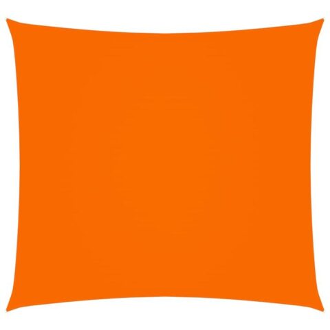 vidaXL Zonnescherm vierkant 7x7 m oxford stof oranje Zonwering Oranje Staal