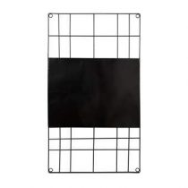 vtwonen Memo & Wire Magneetbord Wanddecoratie & -planken Zwart Metaal