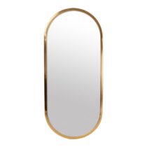 vtwonen Oval Spiegel H 50 x B 20 cm - Goud Spiegel Goud Metaal