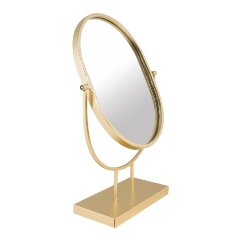 vtwonen Oval Tafelspiegel - Goud Spiegel Goud Metaal
