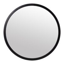 vtwonen Ronde Spiegel Ø 40 cm - Zwart Spiegel Zwart Metaal
